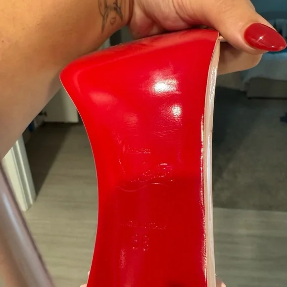 Christian Louboutin “So Me” Pink Patent Heels - Picture 6 of 7